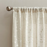 Curtainworks Lynette Curtain, 84-inch, Linen